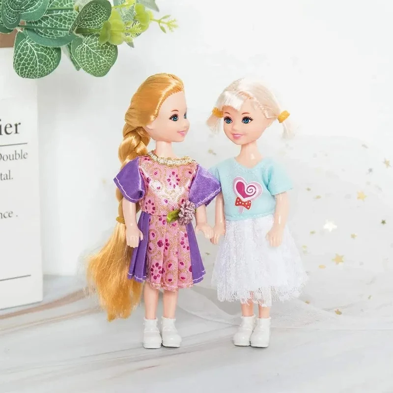 5 Zoll Mini Kelly Puppenzubehör Mode Chelsea Puppenkleidung Party Grown Outfits Kinder Mädchen Spielzeug für Kinder Geburtstagsgeschenk