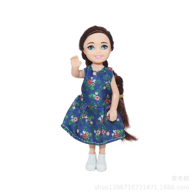 5 Zoll Mini Kelly Puppenzubehör Mode Chelsea Puppenkleidung Party Grown Outfits Kinder Mädchen Spielzeug für Kinder Geburtstagsgeschenk