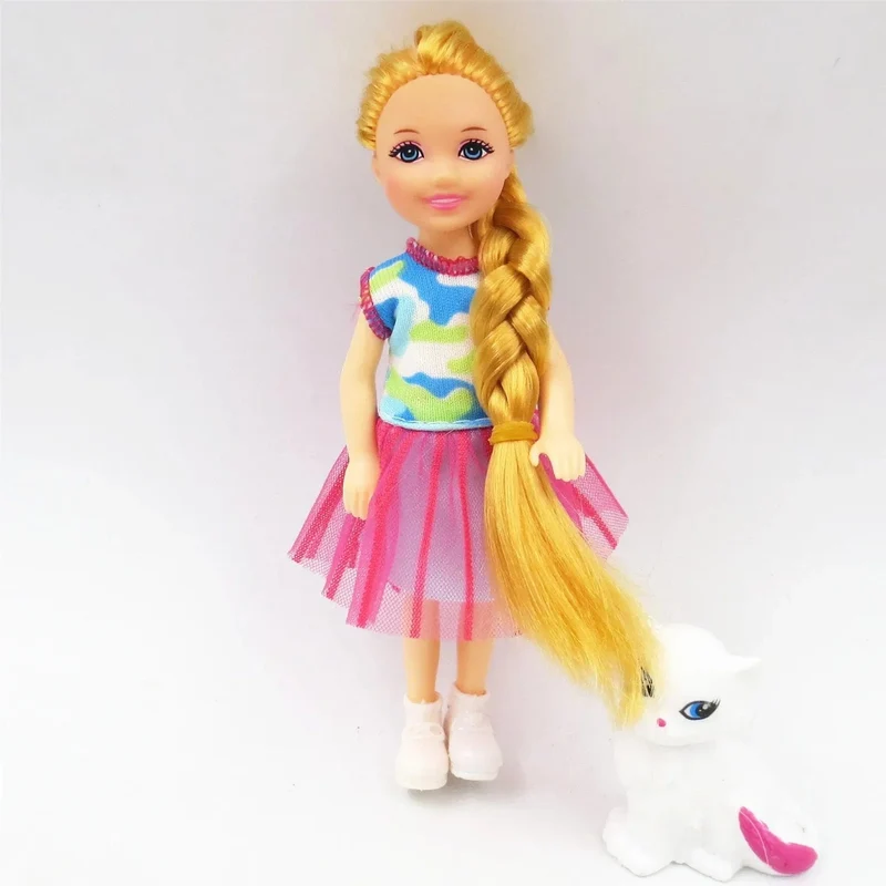 5 Zoll Mini Kelly Puppenzubehör Mode Chelsea Puppenkleidung Party Grown Outfits Kinder Mädchen Spielzeug für Kinder Geburtstagsgeschenk