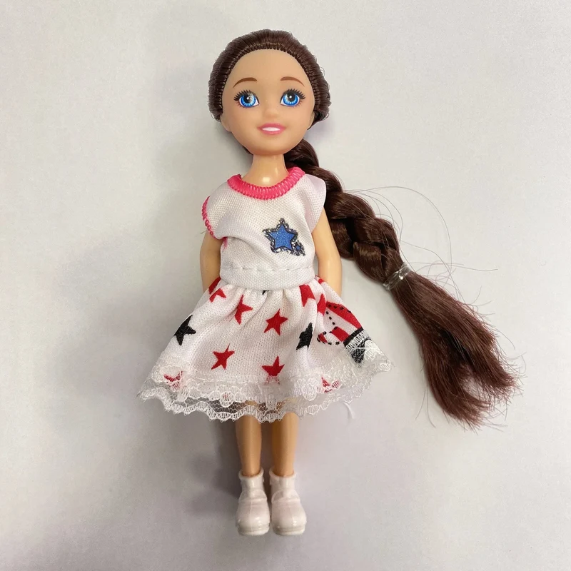 5 Zoll Mini Kelly Puppenzubehör Mode Chelsea Puppenkleidung Party Grown Outfits Kinder Mädchen Spielzeug für Kinder Geburtstagsgeschenk