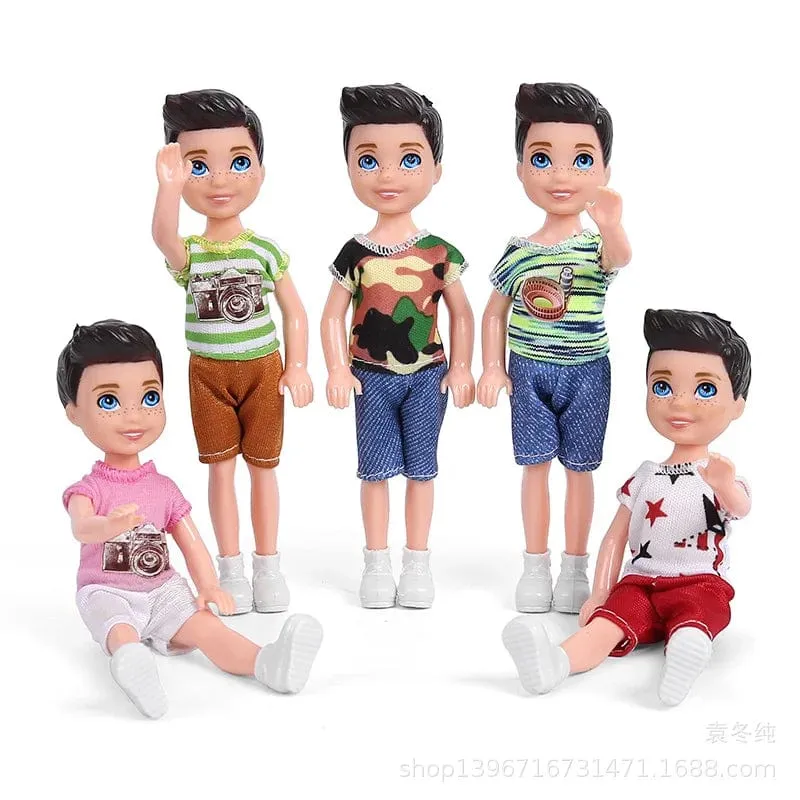 5 Zoll Mini Kelly Puppenzubehör Mode Chelsea Puppenkleidung Party Grown Outfits Kinder Mädchen Spielzeug für Kinder Geburtstagsgeschenk