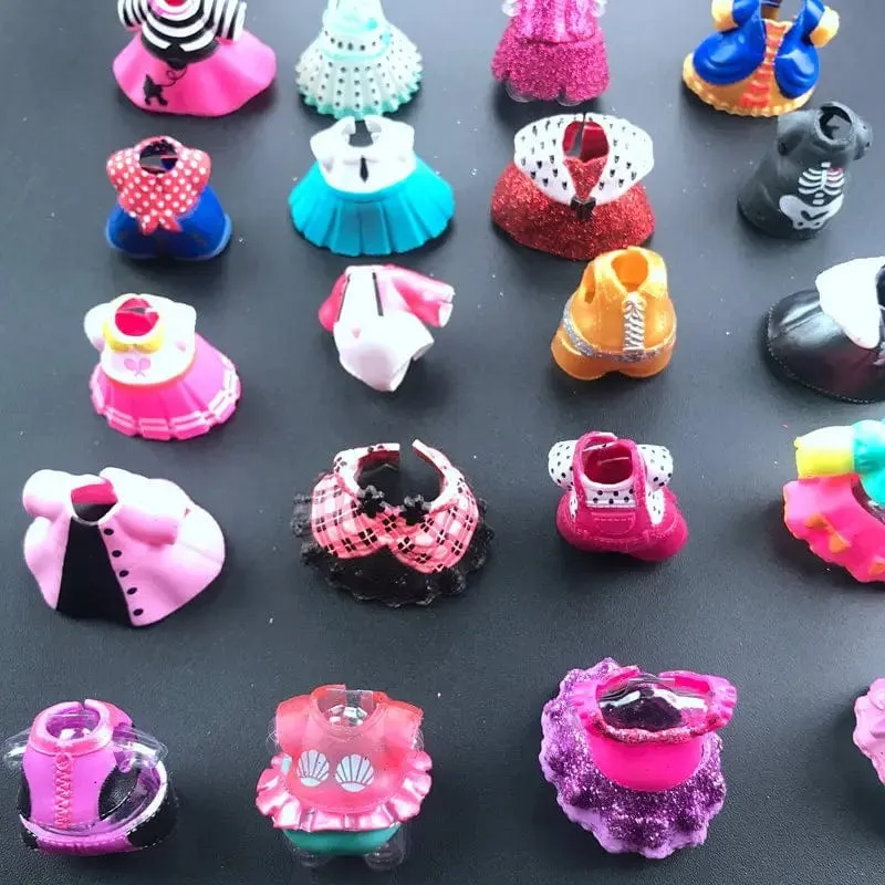 5 teil/satz Original Puppe Kleid Kleidung Anzüge für 8cm Große Schwester Puppen Kinder Sammlung Spielen Spielzeug Geschenk