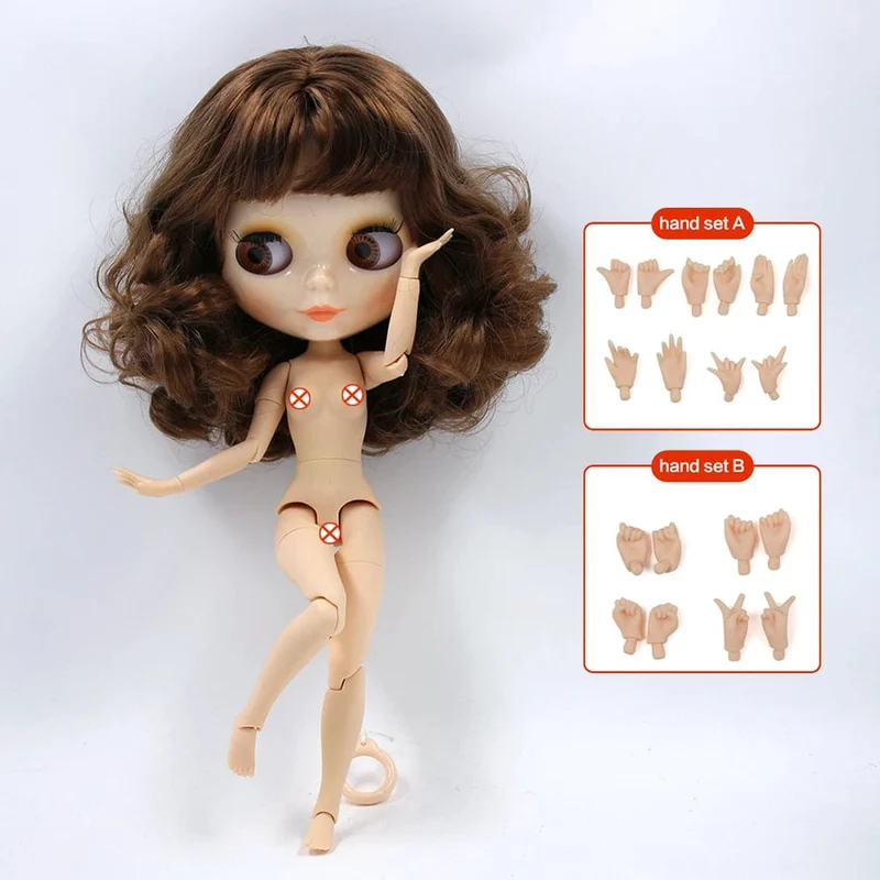 ICY DBS Blyth puppe Weiße Haut Glänzendes gesicht Mattes gesicht Joint körper mit hand set A & B 1/6 bjd geeignet diy make-up Spezielle preis