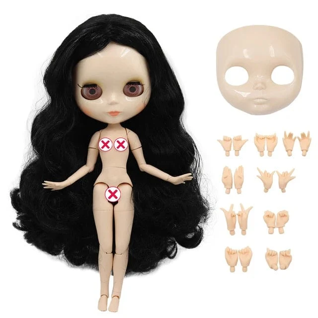 ICY DBS Blyth puppe Weiße Haut Glänzendes gesicht Mattes gesicht Joint körper mit hand set A & B 1/6 bjd geeignet diy make-up Spezielle preis