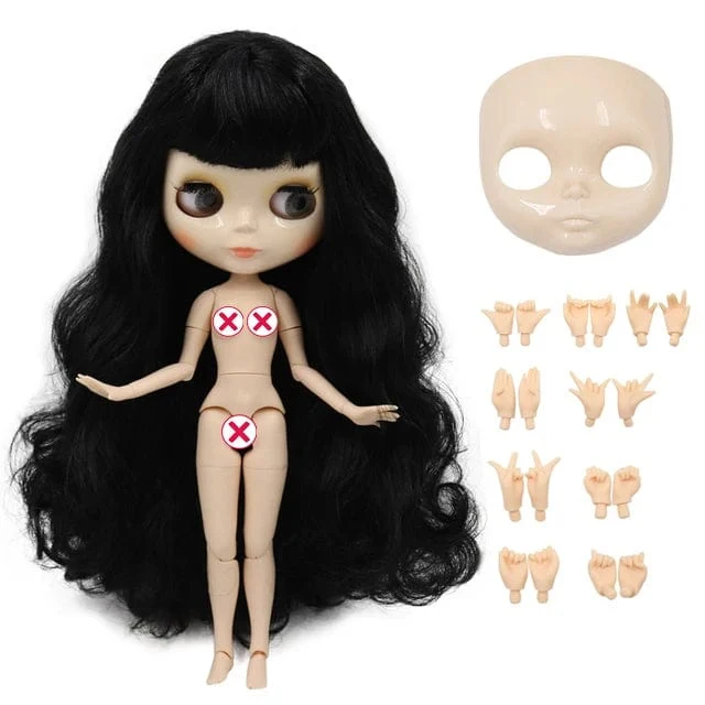 ICY DBS Blyth puppe Weiße Haut Glänzendes gesicht Mattes gesicht Joint körper mit hand set A & B 1/6 bjd geeignet diy make-up Spezielle preis