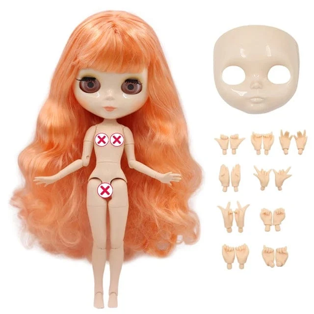 ICY DBS Blyth puppe Weiße Haut Glänzendes gesicht Mattes gesicht Joint körper mit hand set A & B 1/6 bjd geeignet diy make-up Spezielle preis