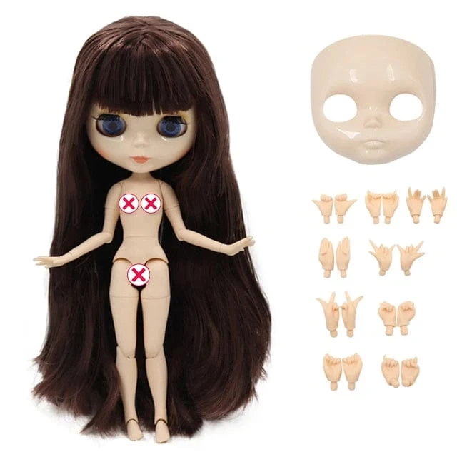 ICY DBS Blyth puppe Weiße Haut Glänzendes gesicht Mattes gesicht Joint körper mit hand set A & B 1/6 bjd geeignet diy make-up Spezielle preis