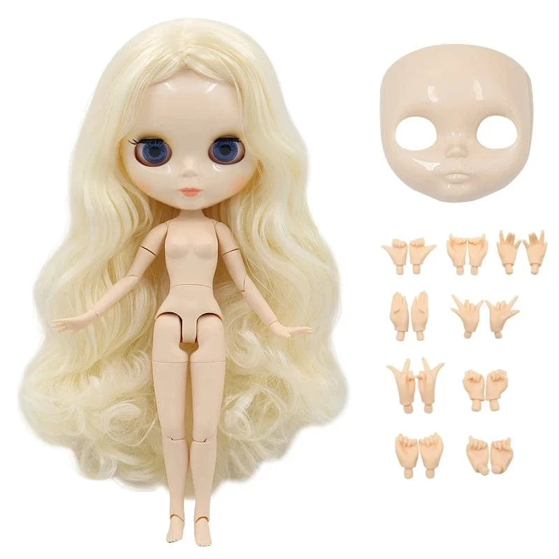 ICY DBS Blyth puppe Weiße Haut Glänzendes gesicht Mattes gesicht Joint körper mit hand set A & B 1/6 bjd geeignet diy make-up Spezielle preis