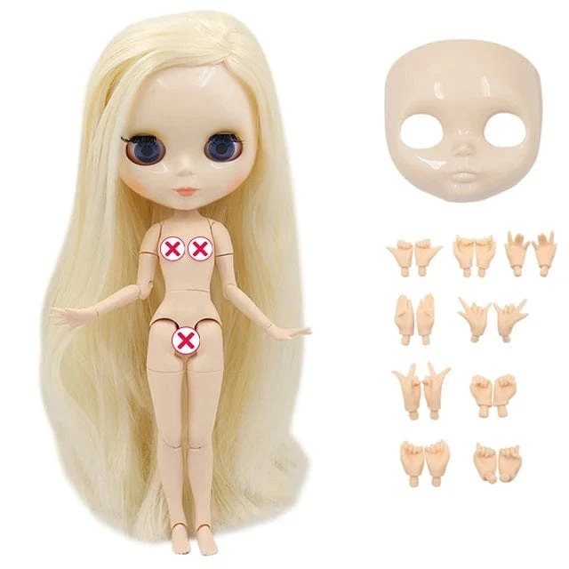 ICY DBS Blyth puppe Weiße Haut Glänzendes gesicht Mattes gesicht Joint körper mit hand set A & B 1/6 bjd geeignet diy make-up Spezielle preis