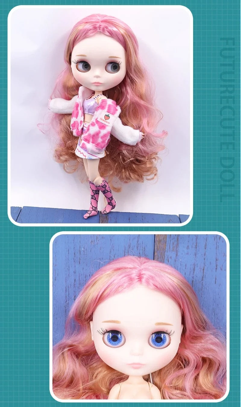 ICY DBS Blyth puppe Weiße Haut Glänzendes gesicht Mattes gesicht Joint körper mit hand set A & B 1/6 bjd geeignet diy make-up Spezielle preis