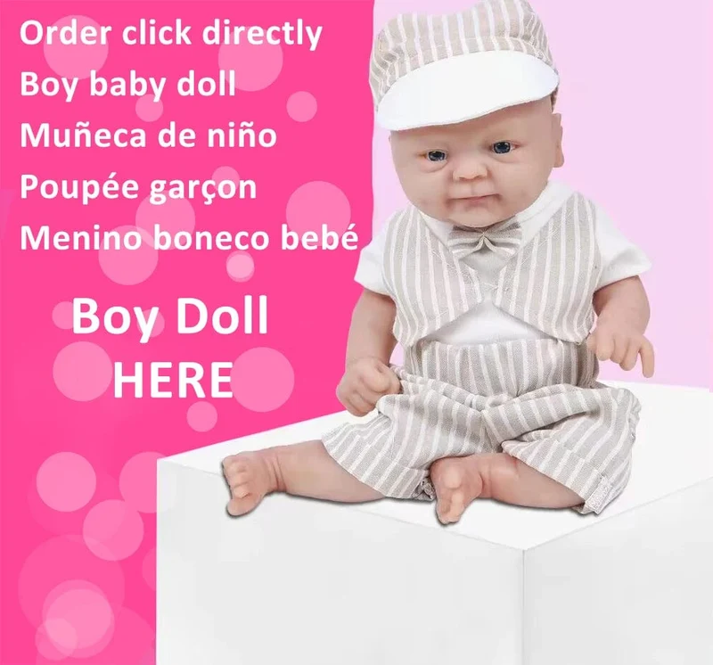 IVITA WG1512 14 Zoll 1.65 kg Ganzkörper-Silikon Bebe Reborn Puppe "Coco" Weiche Puppen Realistische Mädchen Baby DIY Blank Spielzeug für Kinder
