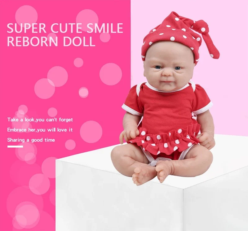 IVITA WG1512 14 Zoll 1.65 kg Ganzkörper-Silikon Bebe Reborn Puppe "Coco" Weiche Puppen Realistische Mädchen Baby DIY Blank Spielzeug für Kinder