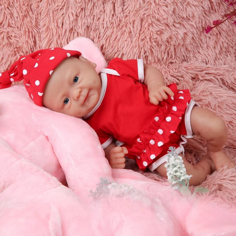 IVITA WG1512 14 Zoll 1.65 kg Ganzkörper-Silikon Bebe Reborn Puppe "Coco" Weiche Puppen Realistische Mädchen Baby DIY Blank Spielzeug für Kinder