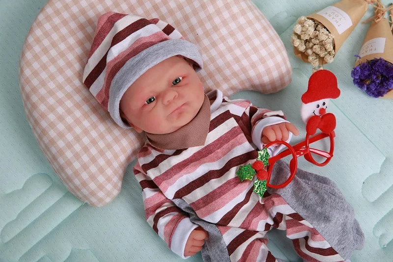 IVITA WG1512 14 Zoll 1.65 kg Ganzkörper-Silikon Bebe Reborn Puppe "Coco" Weiche Puppen Realistische Mädchen Baby DIY Blank Spielzeug für Kinder