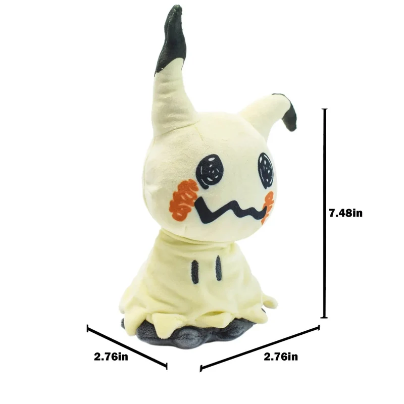 Mimikyu Eevee Plüschtier, Geburtstagsgeschenke für Kinder, Weihnachten, Anime-Charakterpuppen, 7"