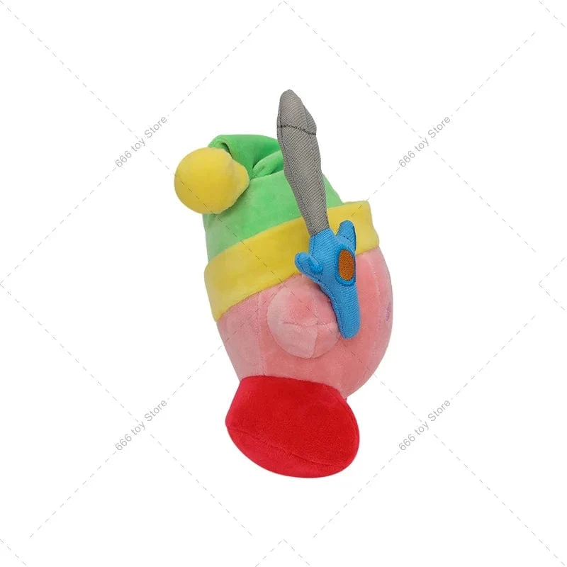 Kawaii Anime Star Kirby Schwert Kirby Gefüllter Peluche Plüsch Hochwertiges Cartoon-Spielzeug Tolles Weihnachtsgeburtstagsgeschenk für Kinder