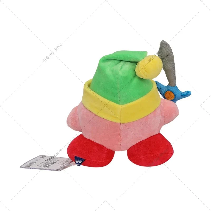 Kawaii Anime Star Kirby Schwert Kirby Gefüllter Peluche Plüsch Hochwertiges Cartoon-Spielzeug Tolles Weihnachtsgeburtstagsgeschenk für Kinder