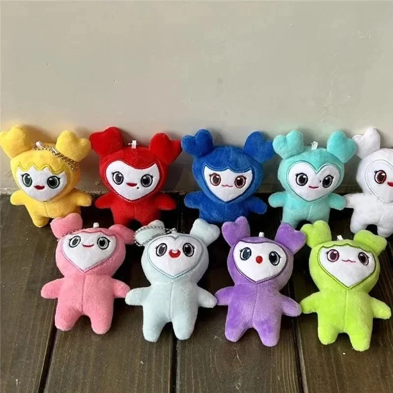 10 cm Lovelys Twice Plüsch Koreanischer Superstar Plüschtiere Cartoon Tier TWICE Momo Puppe Schlüsselanhänger Anhänger Schlüsselanhänger Kindergeschenke