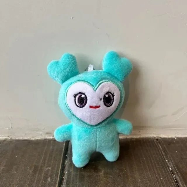 10 cm Lovelys Twice Plüsch Koreanischer Superstar Plüschtiere Cartoon Tier TWICE Momo Puppe Schlüsselanhänger Anhänger Schlüsselanhänger Kindergeschenke