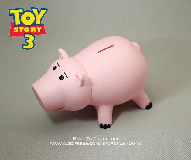 Disney Toy Story 4 Hamm das Sparschwein Q Version 21cm PVC Schwein Actionfiguren Mini Puppen Kinderspielzeug Modell für Kinder Geschenk