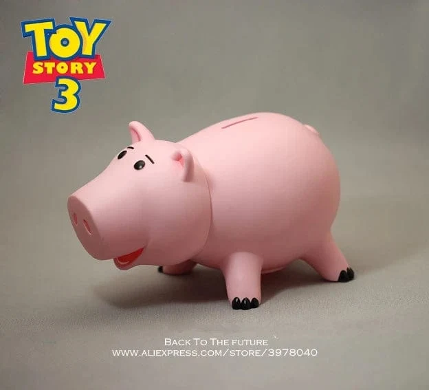 Disney Toy Story 4 Hamm das Sparschwein Q Version 21cm PVC Schwein Actionfiguren Mini Puppen Kinderspielzeug Modell für Kinder Geschenk
