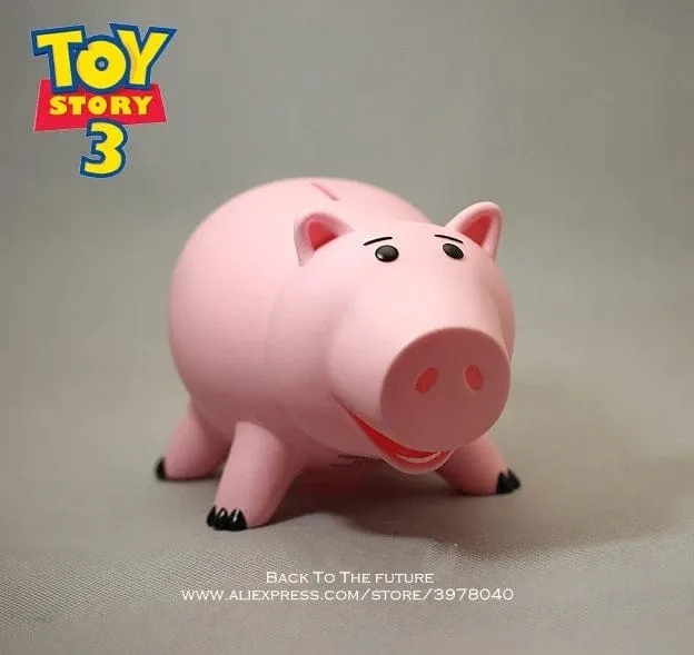 Disney Toy Story 4 Hamm das Sparschwein Q Version 21cm PVC Schwein Actionfiguren Mini Puppen Kinderspielzeug Modell für Kinder Geschenk