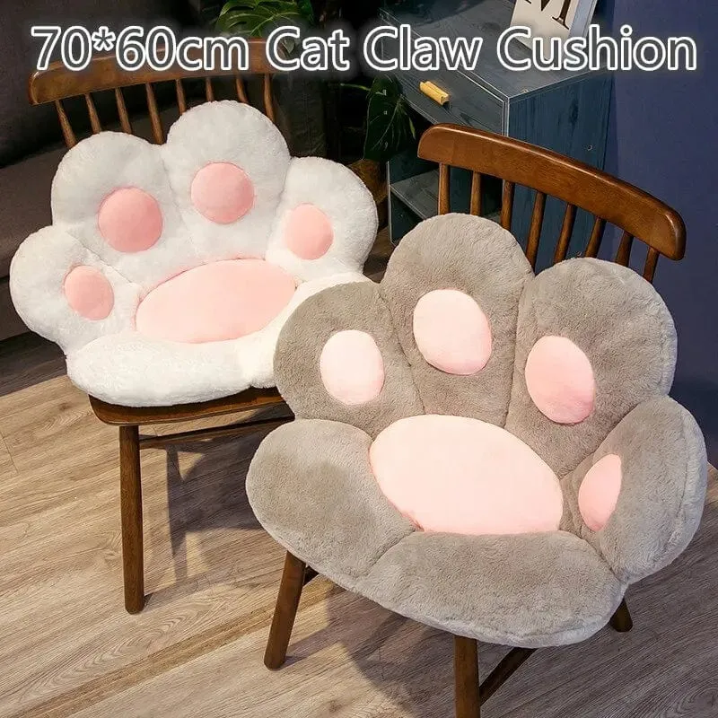 70*60cm Kawaii Katzenpfote Plüsch Spielzeug Niedliche Weiche Angefüllte Bodenkissen Stuhl Sofa Po Pad für Zuhause Zimmer Dekoration Büro Nickerchen Puppen