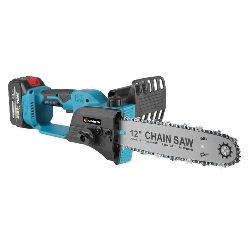 12 Zoll bürstenlose elektrische Säge mit Öler, schnurlose, tragbare Garten-Holzbearbeitungs-Schneidwerkzeugmaschine für Makita 18V-Batterie