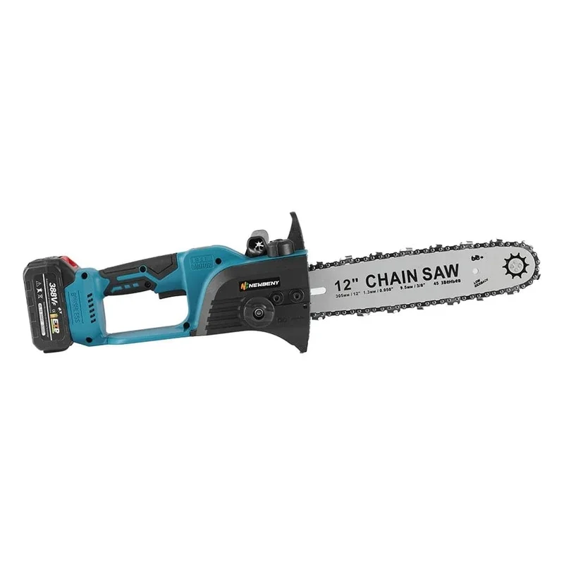 12 Zoll bürstenlose elektrische Säge mit Öler, schnurlose, tragbare Garten-Holzbearbeitungs-Schneidwerkzeugmaschine für Makita 18V-Batterie