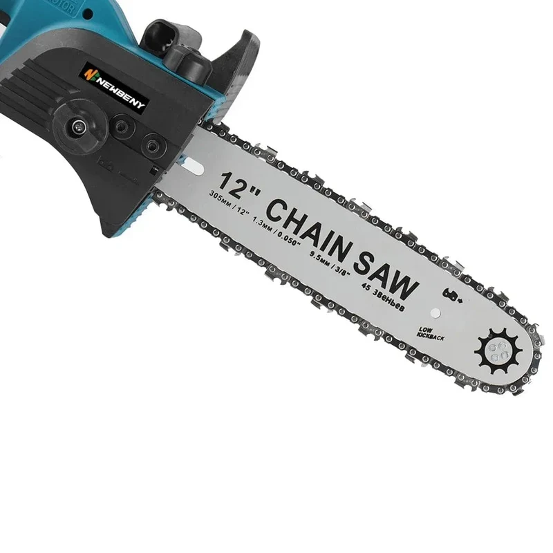 12 Zoll bürstenlose elektrische Säge mit Öler, schnurlose, tragbare Garten-Holzbearbeitungs-Schneidwerkzeugmaschine für Makita 18V-Batterie