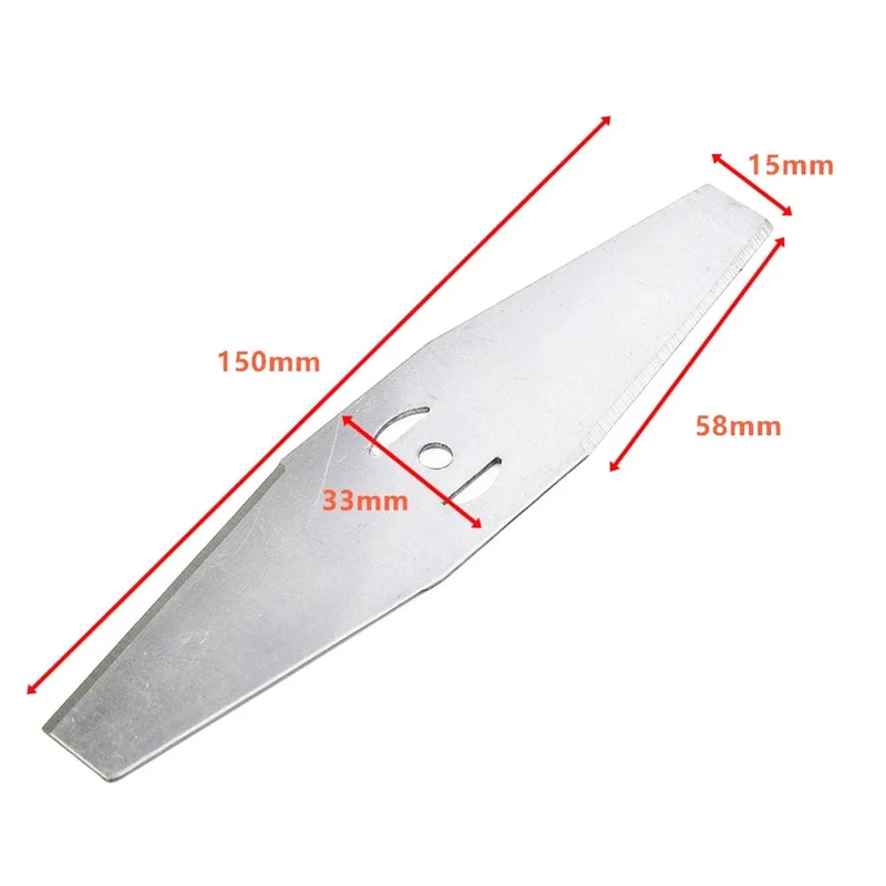 10 stücke Metall Gras Trimmer Klinge Brushcutter Kopf Klingen Garten Power Werkzeuge Rasenmäher Teile Zubehör
