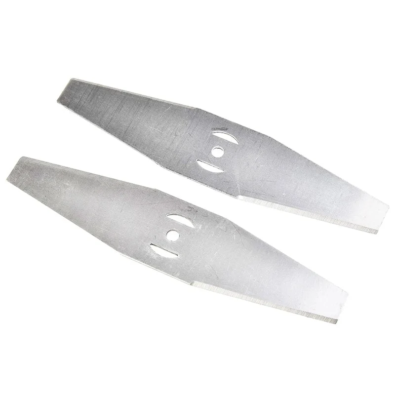 10 stücke Metall Gras Trimmer Klinge Brushcutter Kopf Klingen Garten Power Werkzeuge Rasenmäher Teile Zubehör