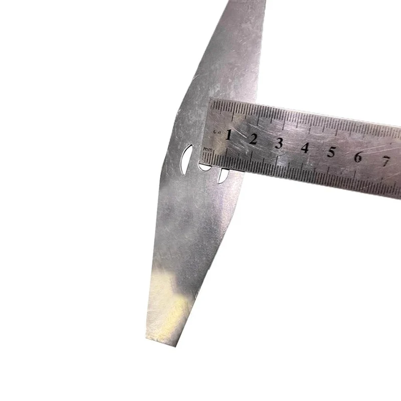 10 stücke Metall Gras Trimmer Klinge Brushcutter Kopf Klingen Garten Power Werkzeuge Rasenmäher Teile Zubehör