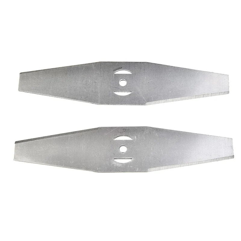 10 stücke Metall Gras Trimmer Klinge Brushcutter Kopf Klingen Garten Power Werkzeuge Rasenmäher Teile Zubehör