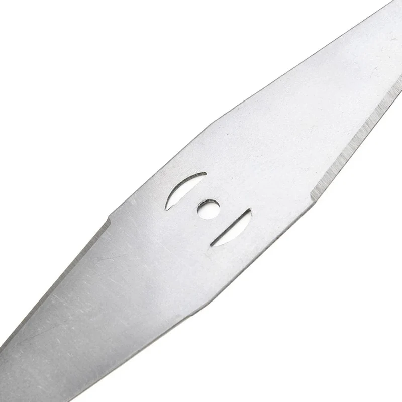 10 stücke Metall Gras Trimmer Klinge Brushcutter Kopf Klingen Garten Power Werkzeuge Rasenmäher Teile Zubehör