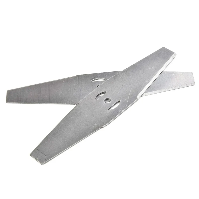 10 stücke Metall Gras Trimmer Klinge Brushcutter Kopf Klingen Garten Power Werkzeuge Rasenmäher Teile Zubehör