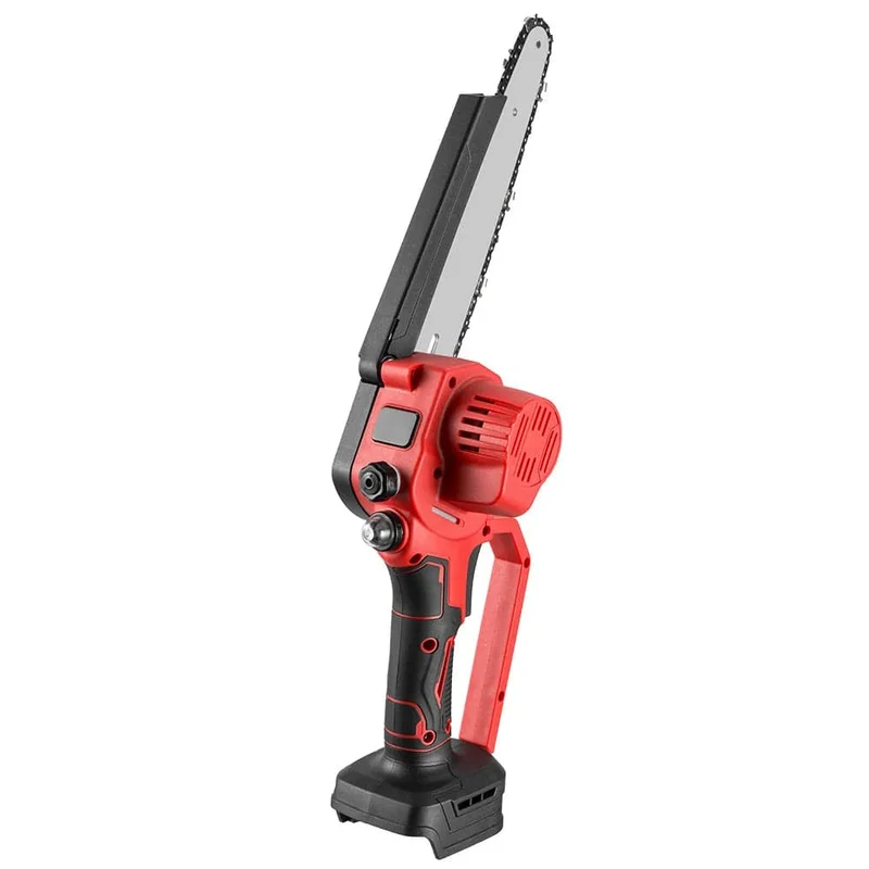 ONEVAN Bürstenlose 8-Zoll-Elektrosäge mit automatischem Öler, Handgeführtes Garten-Beschneiden-Kettensägen-Holzbearbeitungswerkzeug für Makita 18-V-Akku