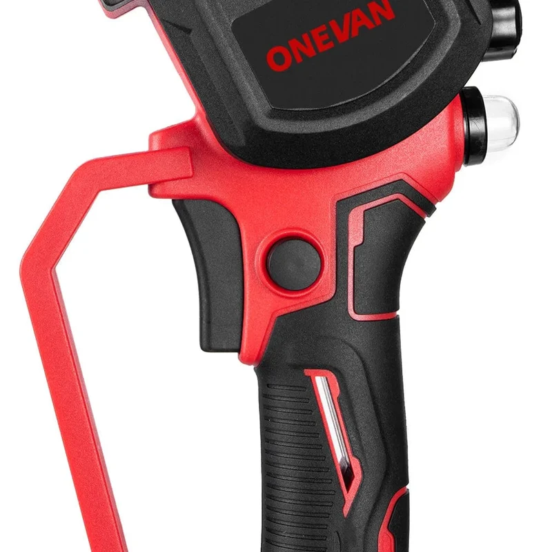 ONEVAN Bürstenlose 8-Zoll-Elektrosäge mit automatischem Öler, Handgeführtes Garten-Beschneiden-Kettensägen-Holzbearbeitungswerkzeug für Makita 18-V-Akku