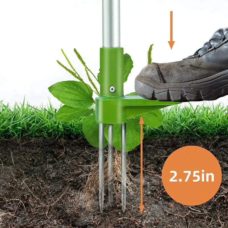 Unkrautentferner mit langem Griff, langlebiger Unkrautstecher für den Garten, Rasen, Graswurzelzieher für den Außenbereich, Werkzeuge für die Bepflanzung von Gartenelementen