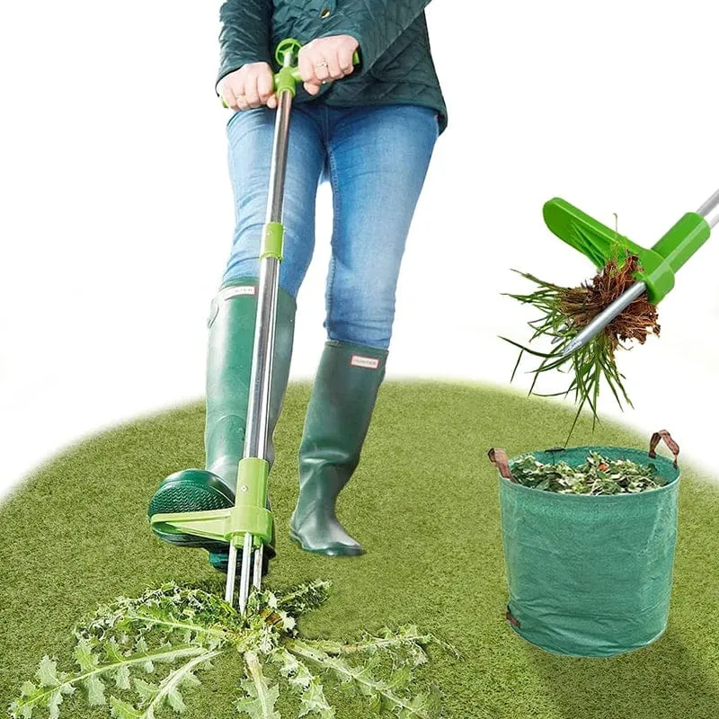 Unkrautentferner mit langem Griff, langlebiger Unkrautstecher für den Garten, Rasen, Graswurzelzieher für den Außenbereich, Werkzeuge für die Bepflanzung von Gartenelementen