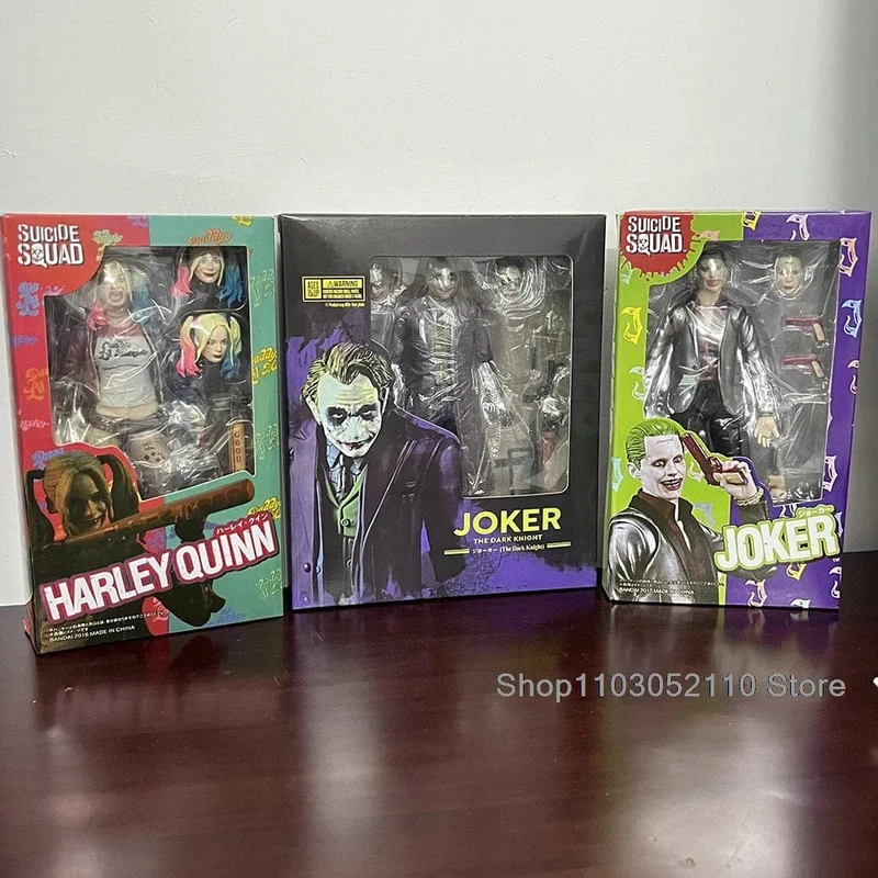 SHF Joker Harley Quinn Actionfigur Film Joker Quinn Anime Horror Modell Gemeinsames bewegliches Spielzeug Halloween Geschenke