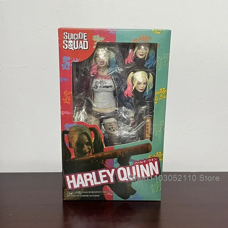 SHF Joker Harley Quinn Actionfigur Film Joker Quinn Anime Horror Modell Gemeinsames bewegliches Spielzeug Halloween Geschenke