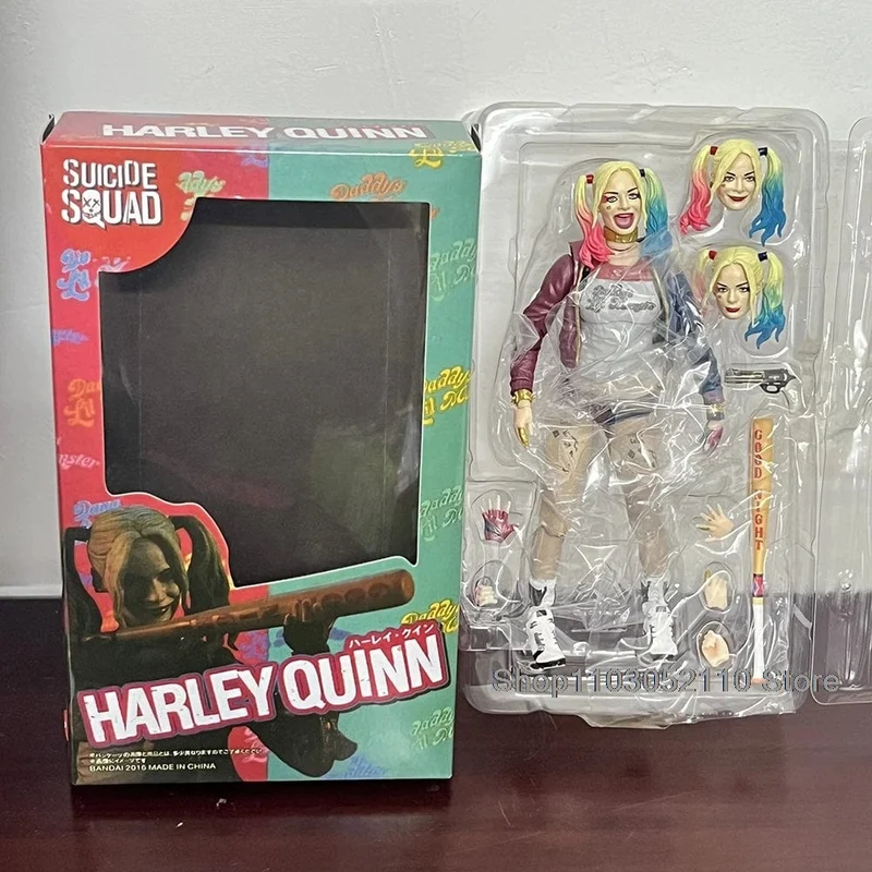SHF Joker Harley Quinn Actionfigur Film Joker Quinn Anime Horror Modell Gemeinsames bewegliches Spielzeug Halloween Geschenke