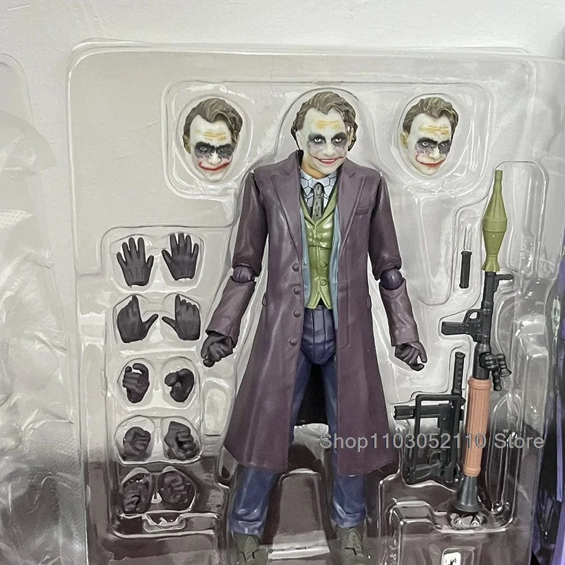 SHF Joker Harley Quinn Actionfigur Film Joker Quinn Anime Horror Modell Gemeinsames bewegliches Spielzeug Halloween Geschenke