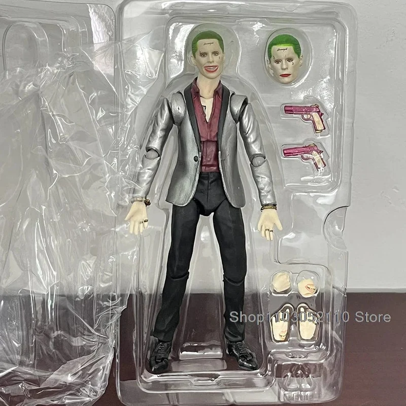 SHF Joker Harley Quinn Actionfigur Film Joker Quinn Anime Horror Modell Gemeinsames bewegliches Spielzeug Halloween Geschenke