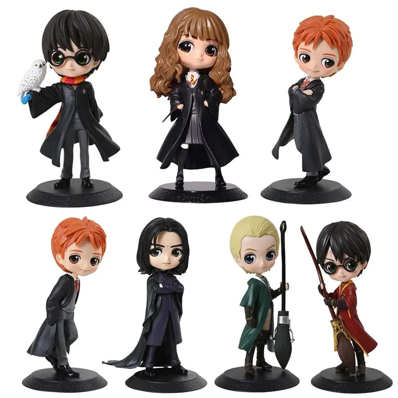 NEU Harry Potter Serie Anime Actionfigur Malfoy Hermine Filme Auto Kuchen Dekoration Sammlerstück PVC Puppe Spielzeug Kinder Geschenk