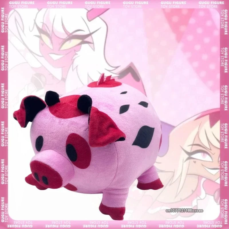 Hazbin Hotel Fat Nuggets Plüschtier Zeichentrickfilmfigur Alastor Helluva Boss Kissen Plüschpuppe Heißer Verkauf Weiches Schwein Spielzeug Geschenk