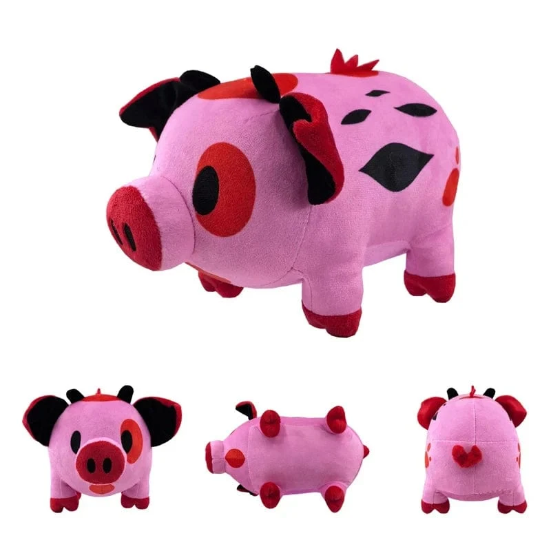 Hazbin Hotel Fat Nuggets Plüschtier Zeichentrickfilmfigur Alastor Helluva Boss Kissen Plüschpuppe Heißer Verkauf Weiches Schwein Spielzeug Geschenk