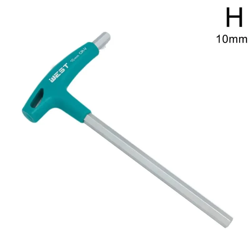 T-Griff Sechskant-Inbusschlüssel Schrauben Schraubendreher Treiber Werkzeug Inbusschlüssel 2mm/2.5mm/3mm/4mm/5mm/6mm/8mm/10mm T-Griff Schraubenschlüssel Inbusschlüssel
