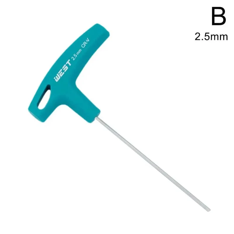 T-Griff Sechskant-Inbusschlüssel Schrauben Schraubendreher Treiber Werkzeug Inbusschlüssel 2mm/2.5mm/3mm/4mm/5mm/6mm/8mm/10mm T-Griff Schraubenschlüssel Inbusschlüssel